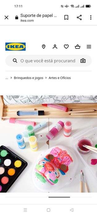 Cortinados Hilja/ Suporte papel mesa, IKEA. NOVOS