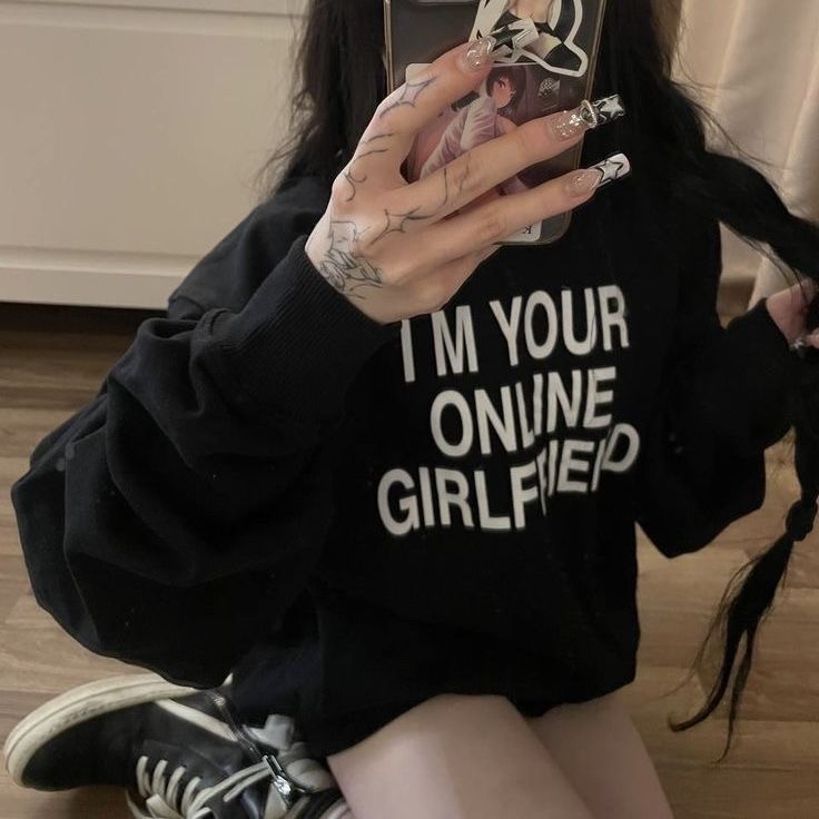 худи I M YOUR ONLINE GIRLFRIEND y2k opium нефор няшка zxc