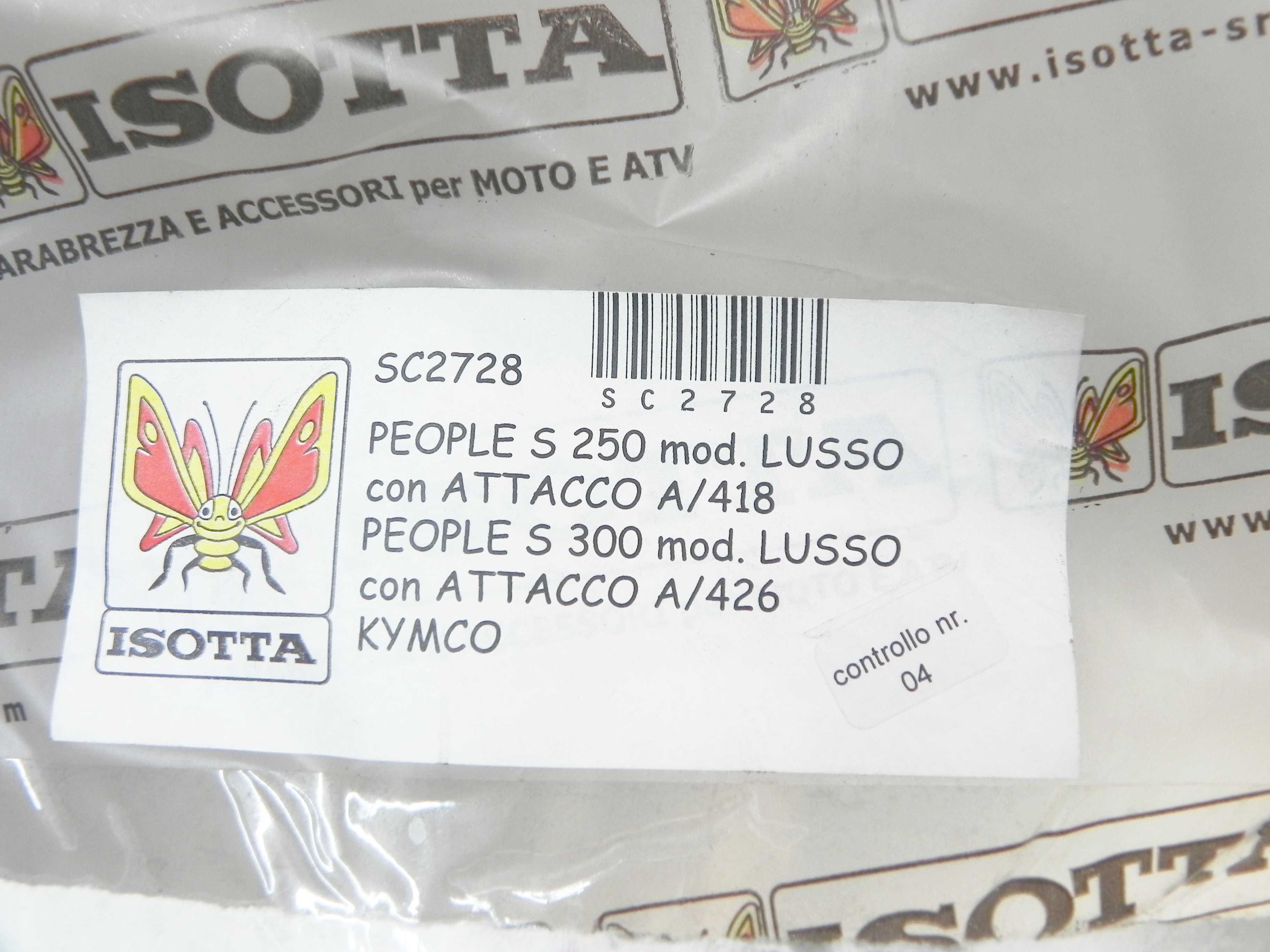 Szyba owiewka uchwyt ISOTTA Kymco People S 250cc 2006/2012R