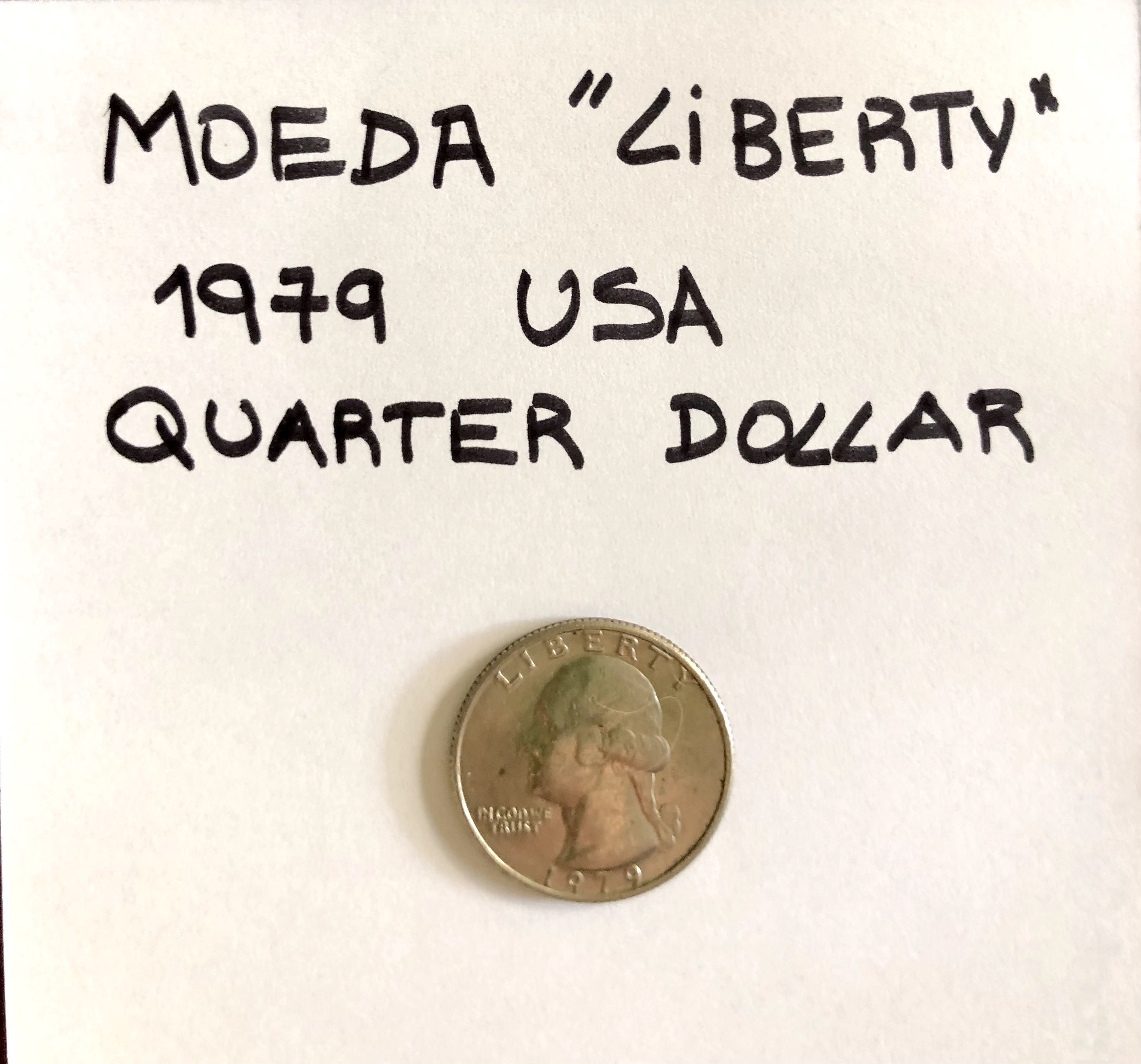 Moeda Quarter Dollar Liberty 1979 Estados Unidos da América