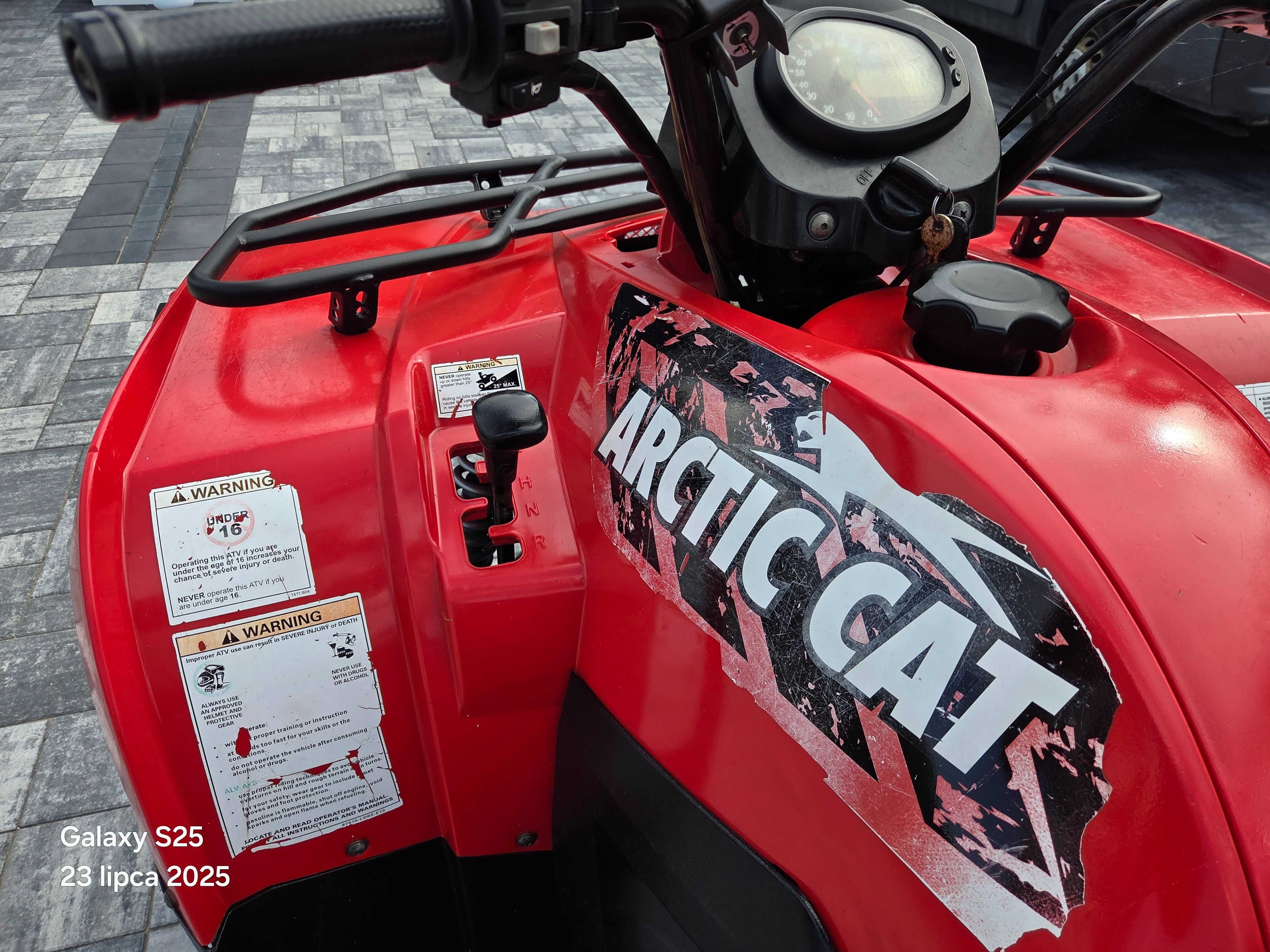 Quad Arctic cat 400 2x4 2012 l7e Francja nowy aku suzuki kymco