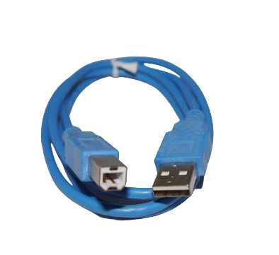 Kabel do drukarki, skanera 2.0 USB A-B NOWY 1m niebieski/czarny/szary