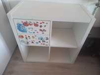 Regał ikea kellax 2x2 z szufladami