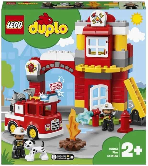 LEGO DUPLO, klocki remiza strażacka, 10903