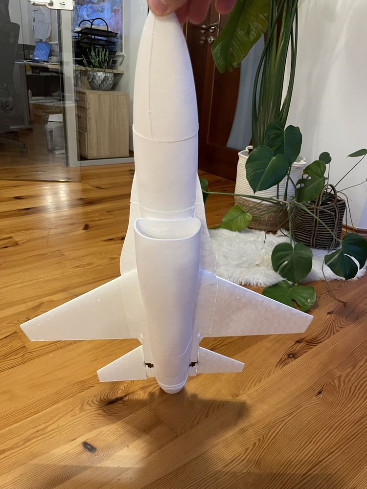 Samolot rc F16 druk 3d
