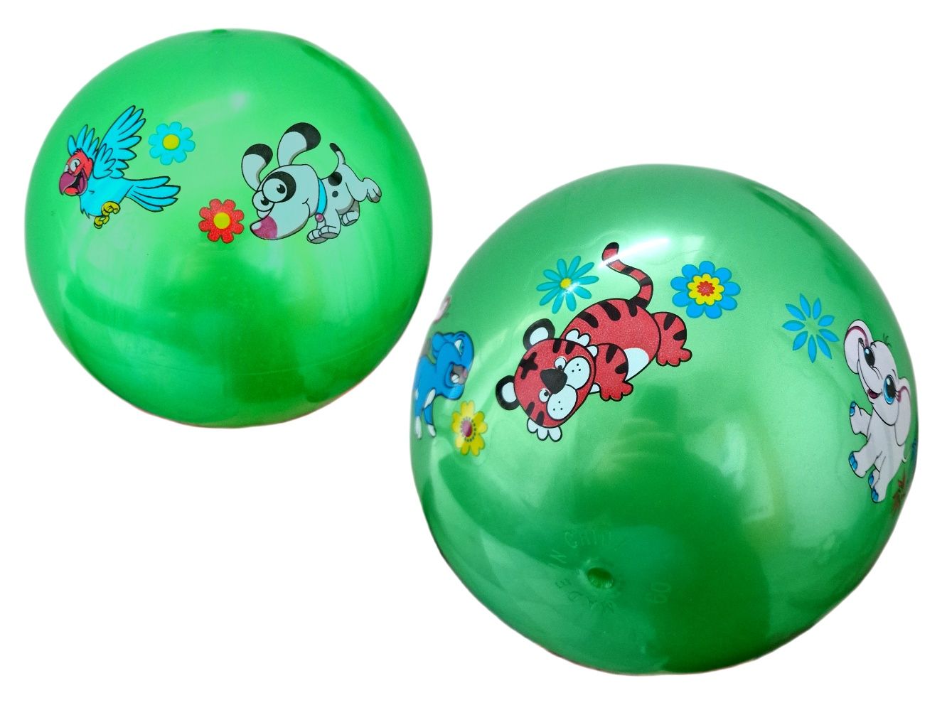 Piłka zielona super zabawka ogrodowa