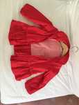 Corta vento Chicco vermelho menina