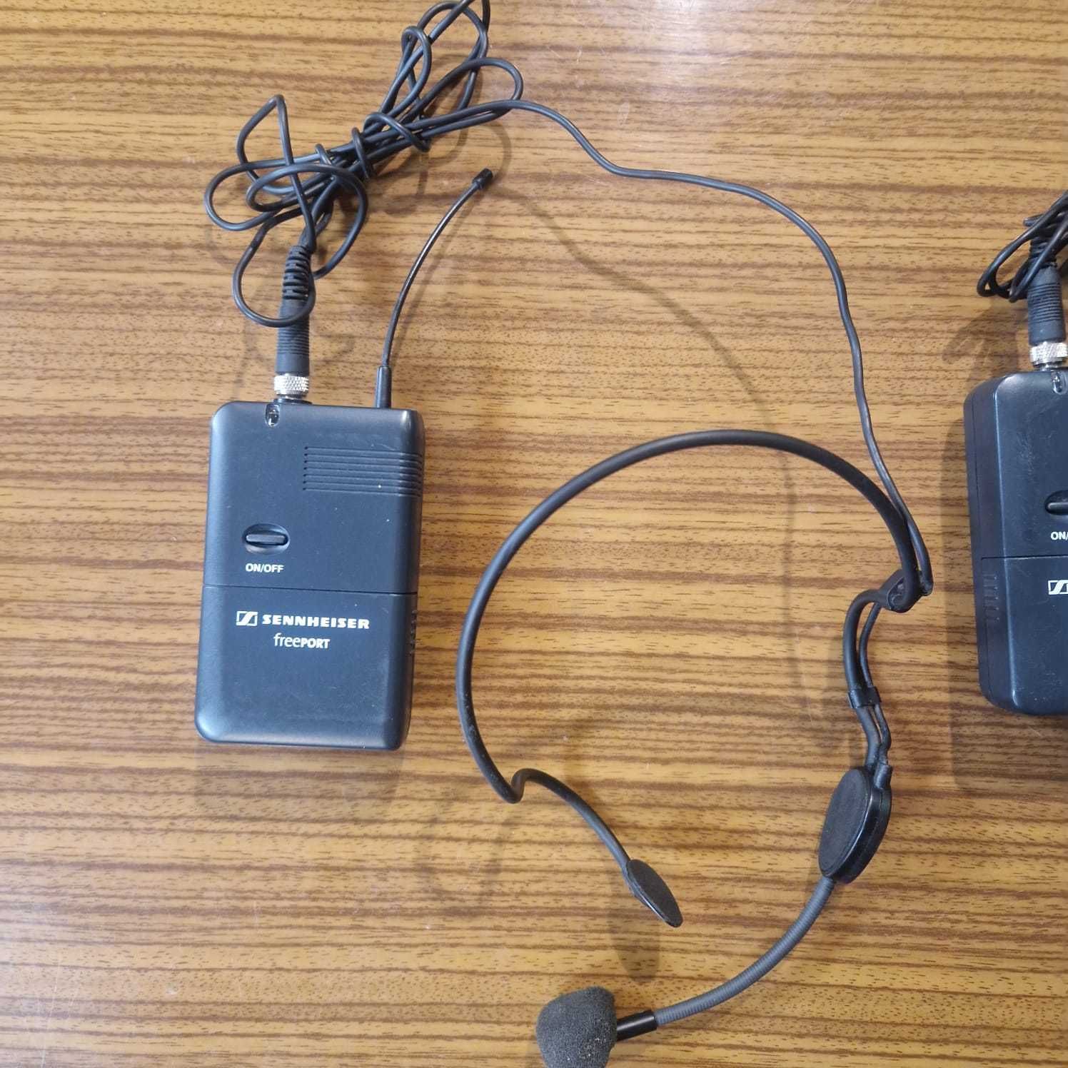 Mikrofon SENNHEISER ME3 2sz + 2szt Transmiter Freeport Sk 2-C - zestaw