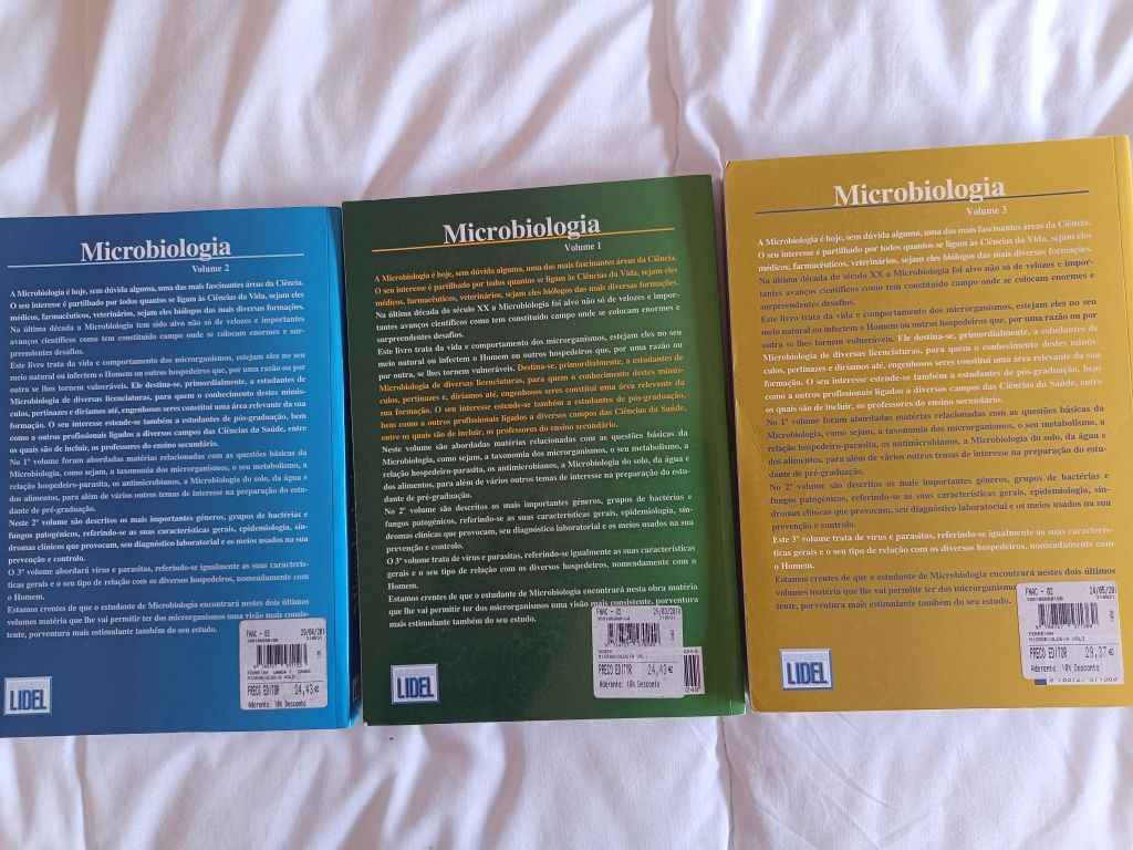 Livros microbiologia