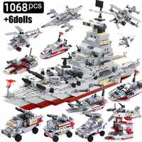 Конструктор (Lego совместимый) Военный корабль 1068 дет. 33в1