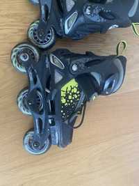 Rolki Rollerblade- swiecace-rozm. 31-34