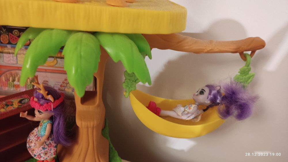 Enchantimals Domek dla lalek Tropical Cafe GFN59 jak nowy