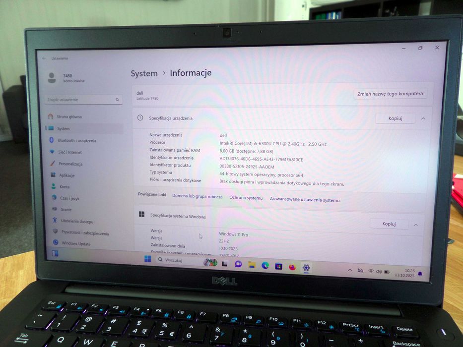 Dell Latitude 7480 14" i5 8GB 256GB SSD WWAN laptop notebook (56)