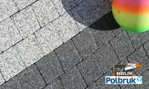 Kostka brukowa WESTA gr.4cm powierzchnia płukana szara,grafit HIT!