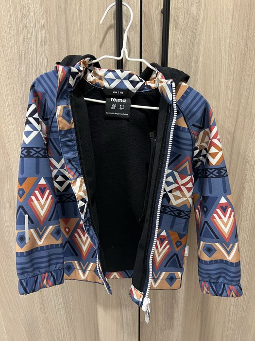 Куртка/ветровка Reima на флисе. Размер 98 см