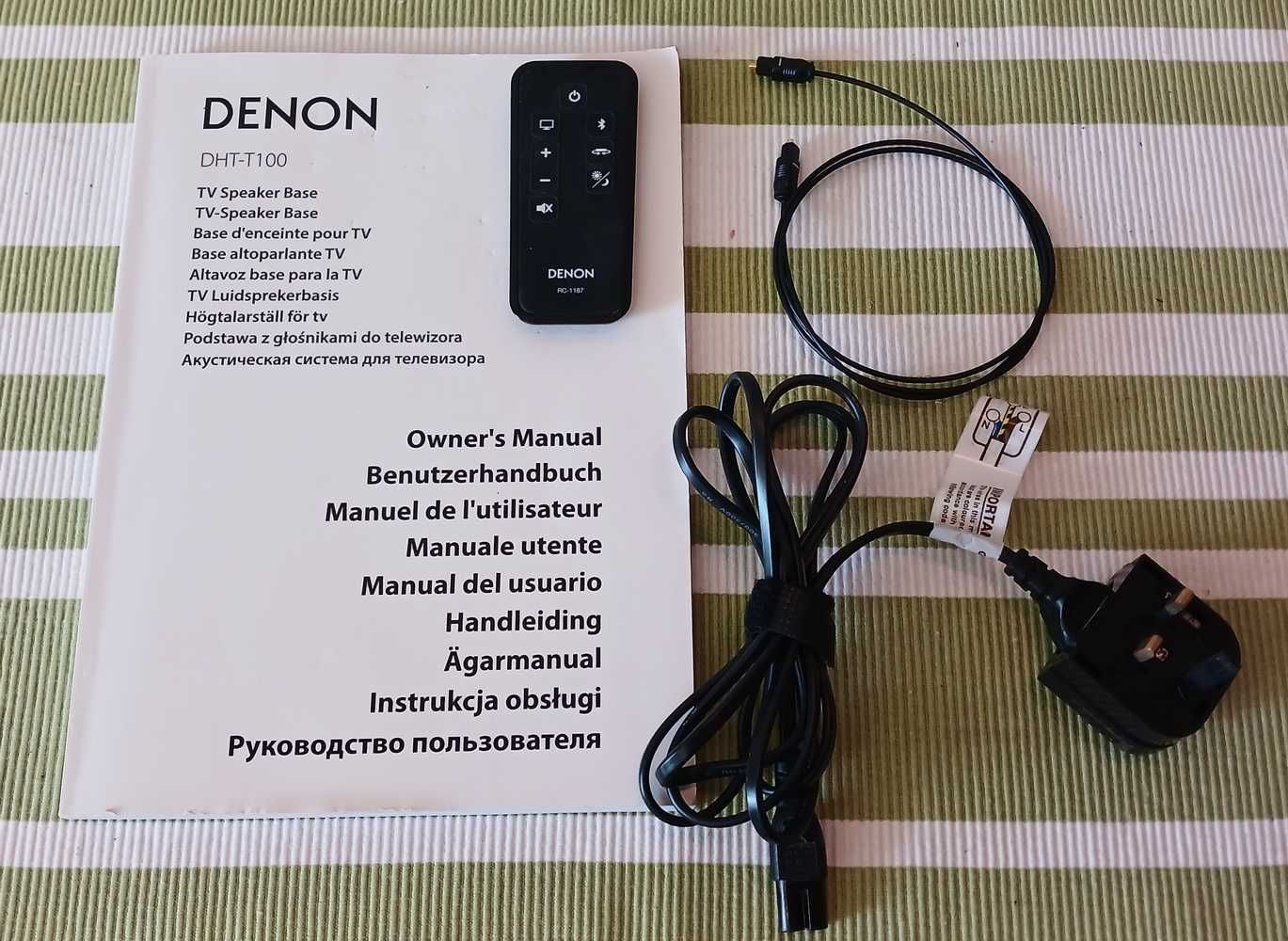 Саундбар/саундбейз Denon DHT-T100