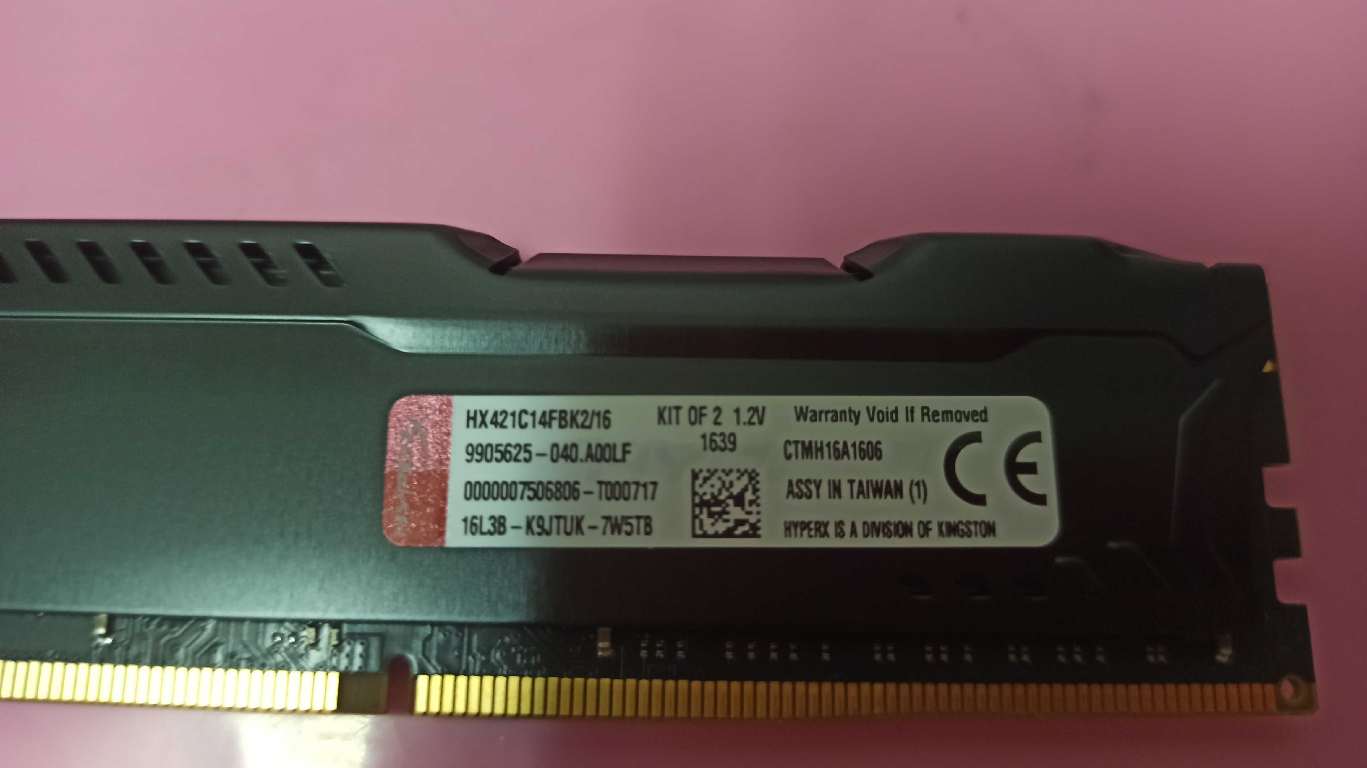 RAM Kingston HX421C14FBK2/16 8GB DDR4 CL14 2133MHz (jedna kość)