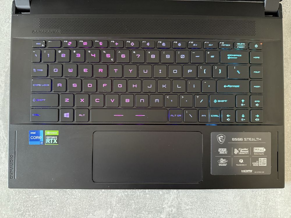 MSI Stealth gs66 i7 RTX 3070 16gb/1tb