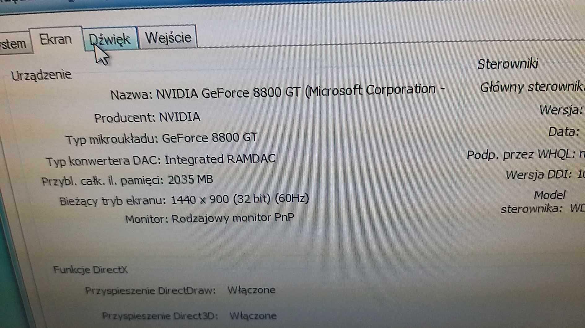 Zestaw komputer monitor PC C2D 8800 GT 4 GB RAM klawiatura mysz