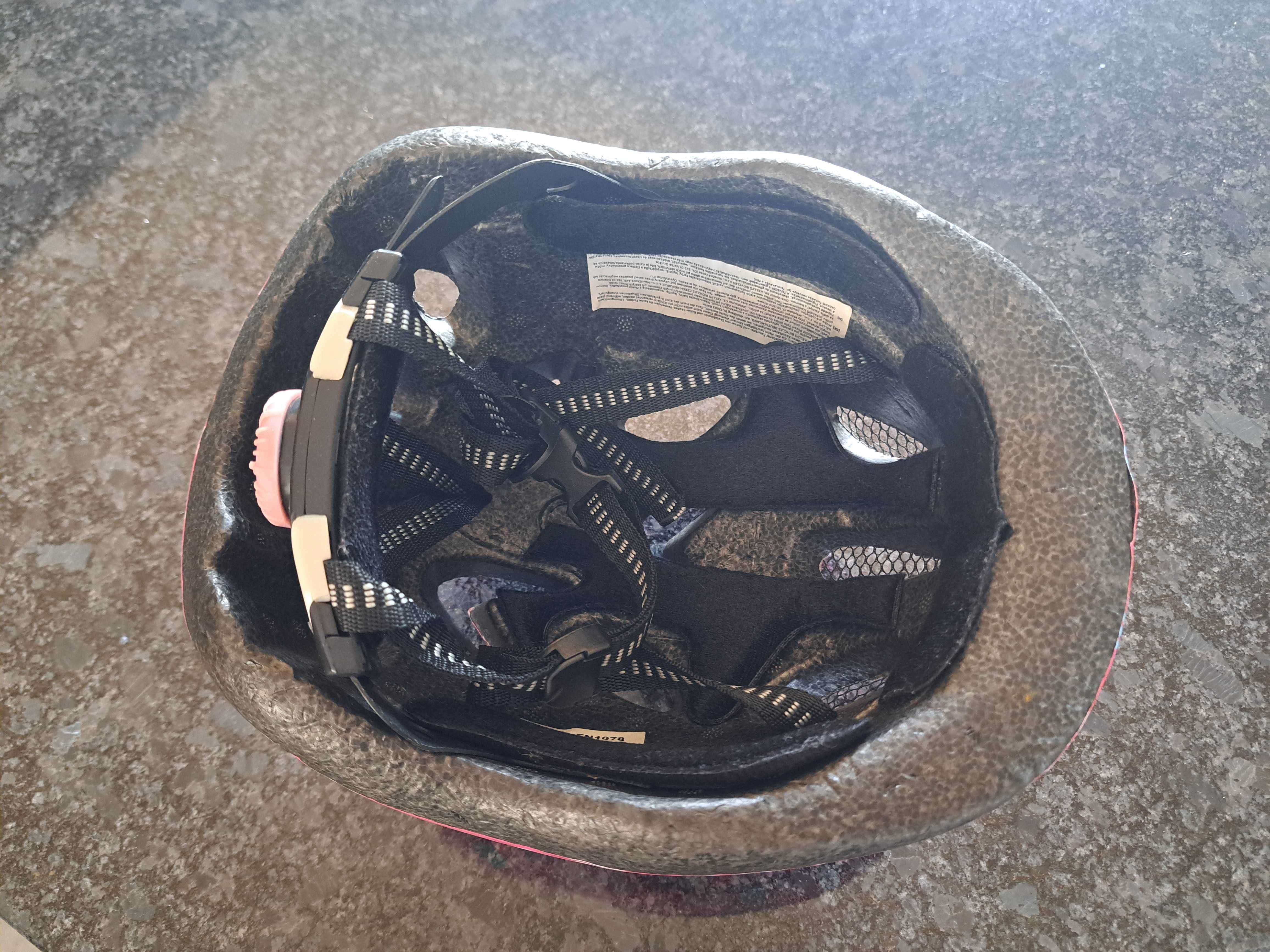 Kask różowy M 52-56 cm