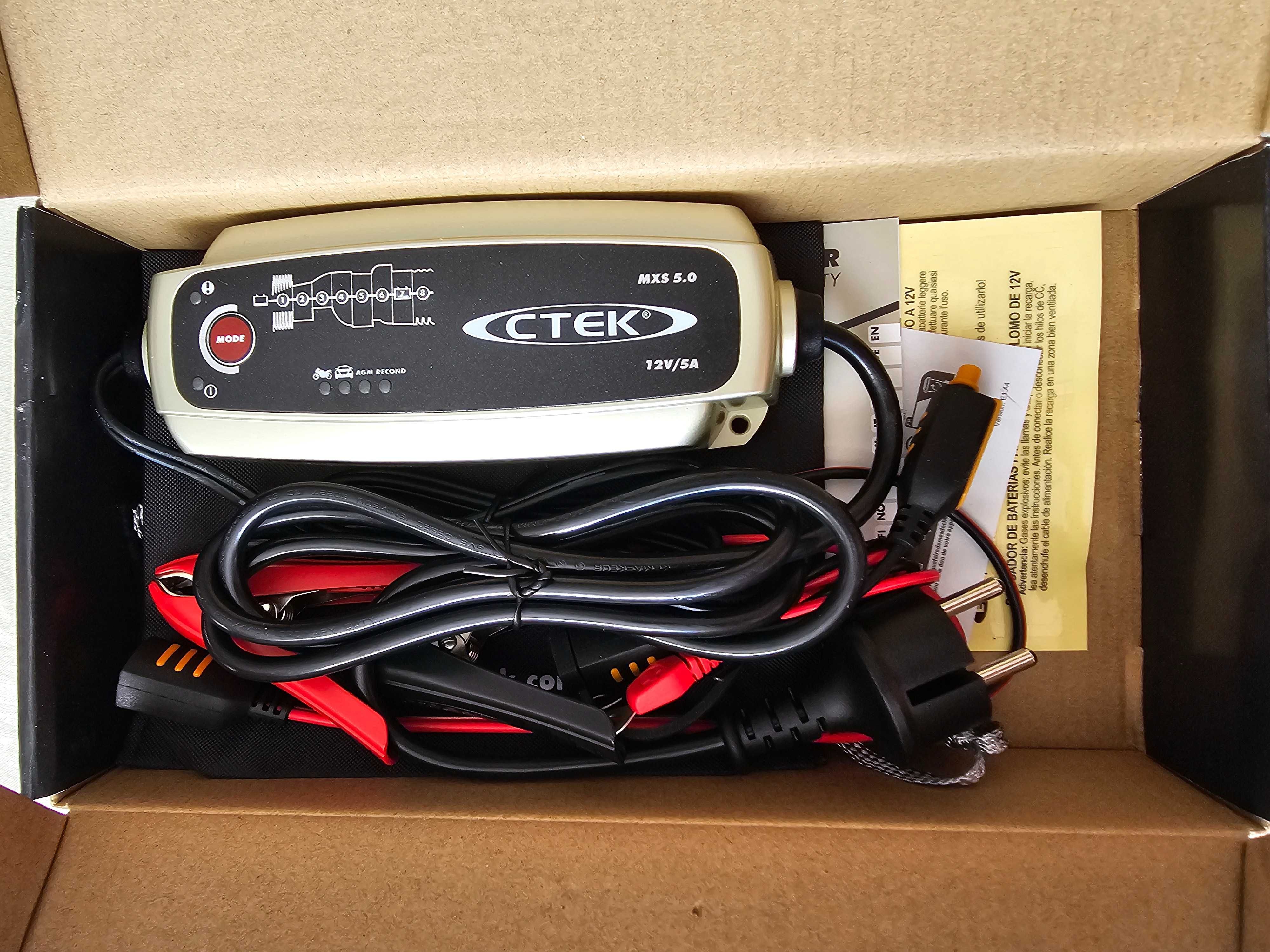 NOWA CTEK MXS 5.0 56-305 Prostownik Trybem Regeneracji i Trybem AGM