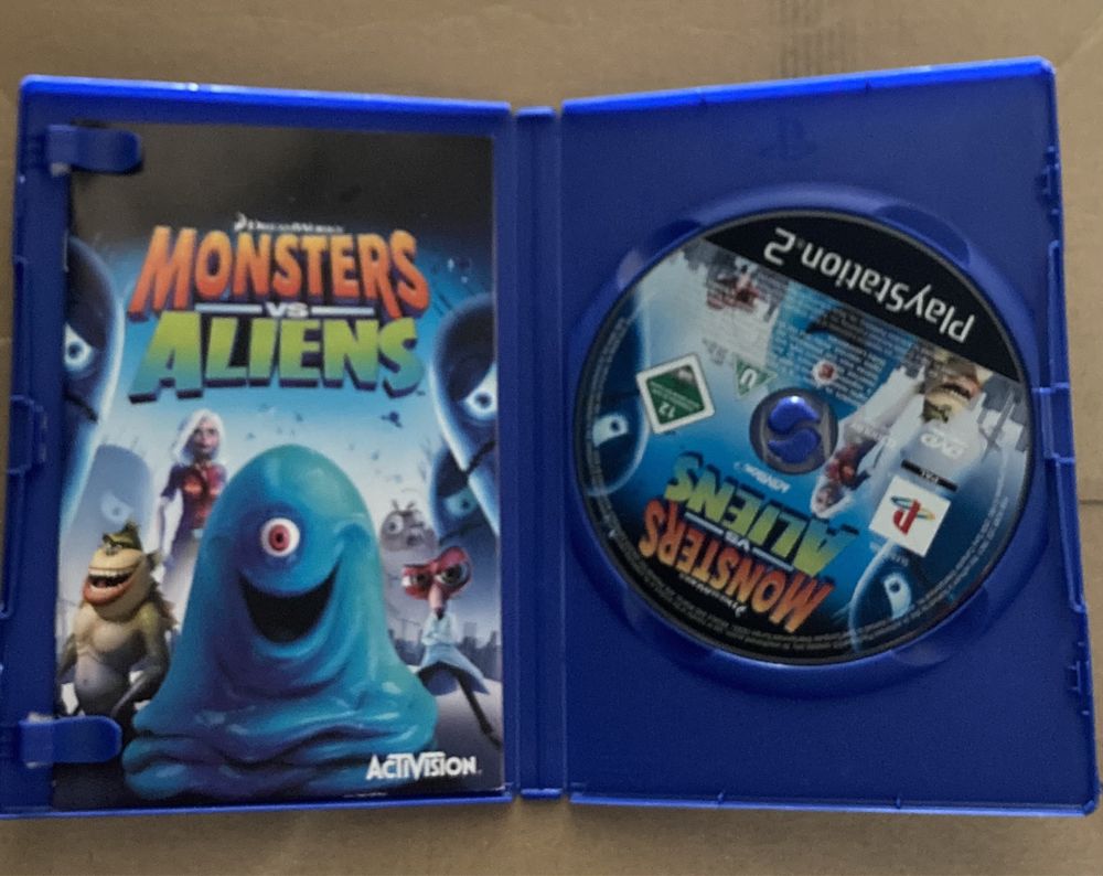 Jogo Monsters vs Aliens para ps2