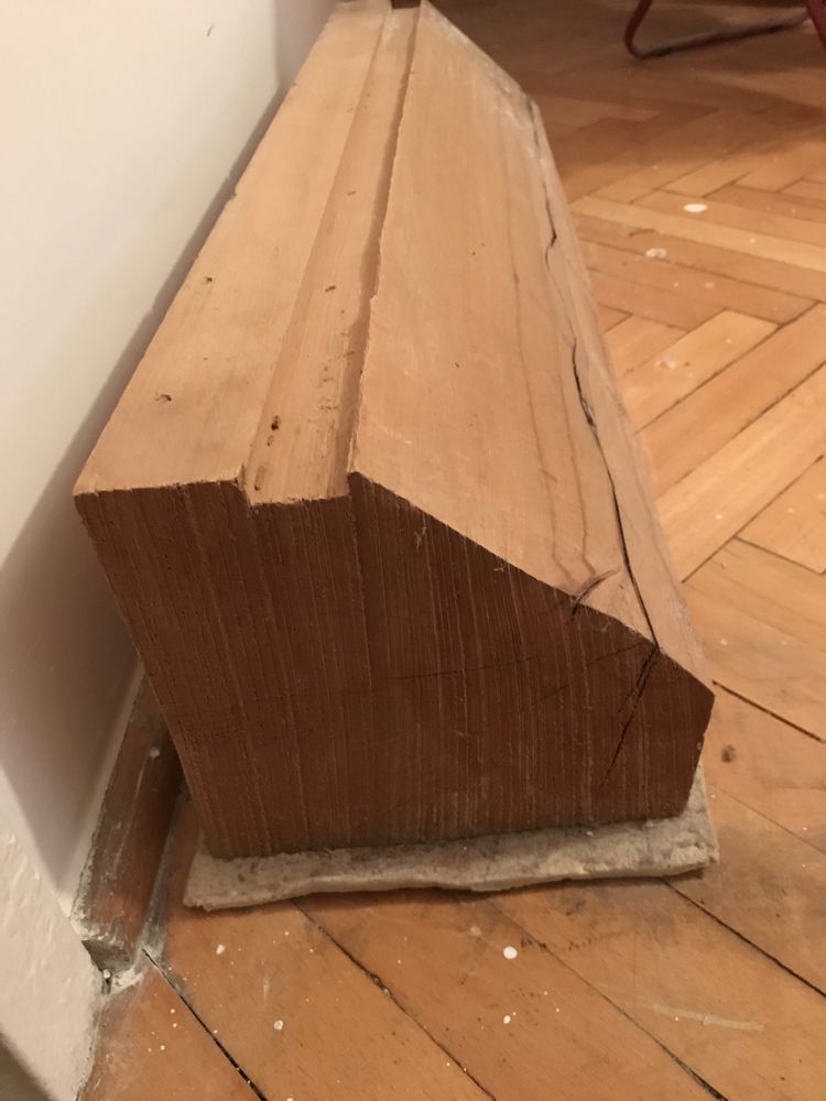 Podnóżek dębowy pod lóżko 20 cm wysokosci
