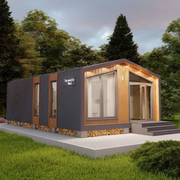 Модульний будинок, модульна сауна, баня.