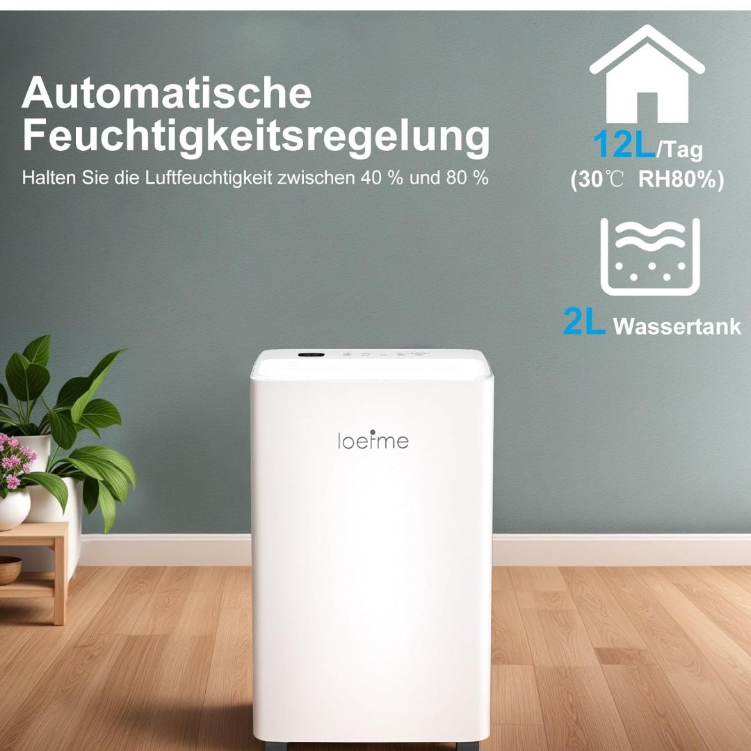 LOEFME 12L 24H Elektryczny Osuszacz Pomieszczeń