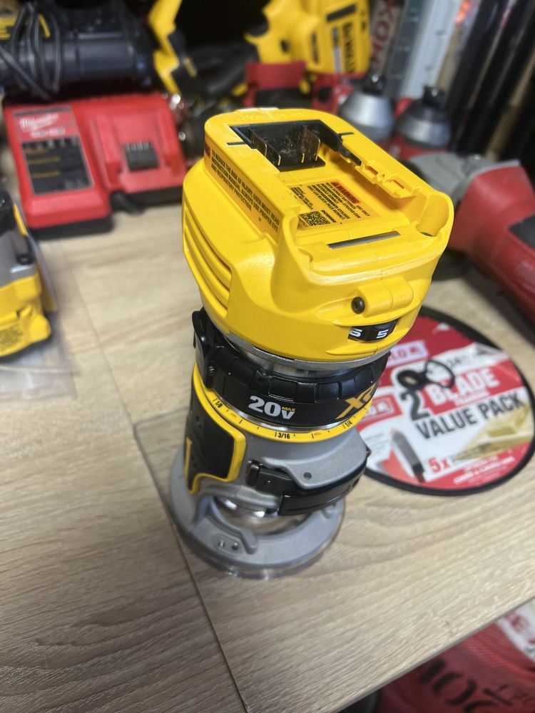 Dewalt dcw600b безщітковий акумуляторний фрезер США made in Mexico