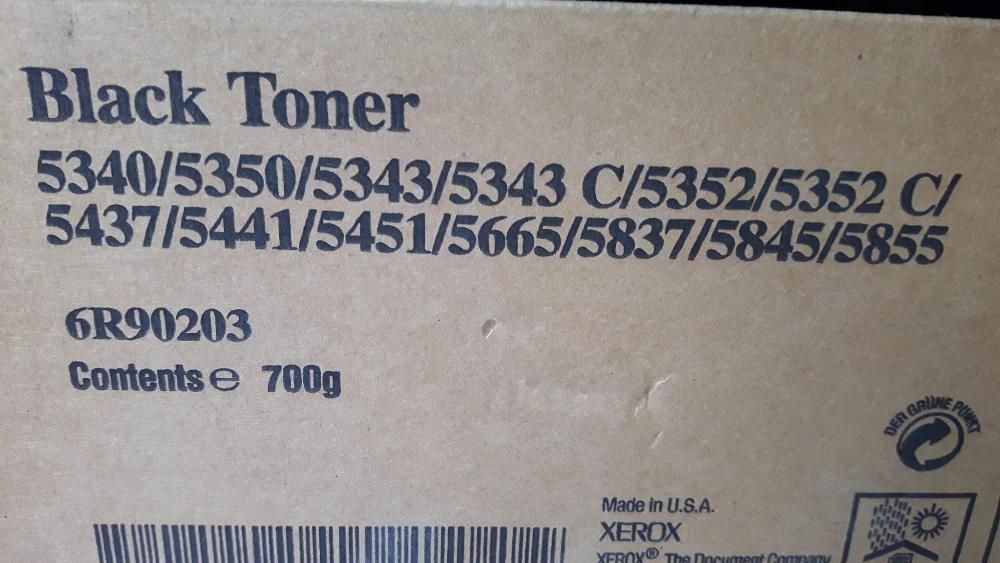 5451 RX 5441 TONER 5343 do XEROX 5340 6R90203 BLACK 5350 czarny 5855