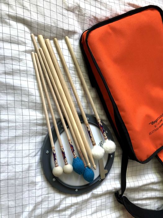 Pack Baquetas Beginner A Básico + Pad Caixa Remo 8