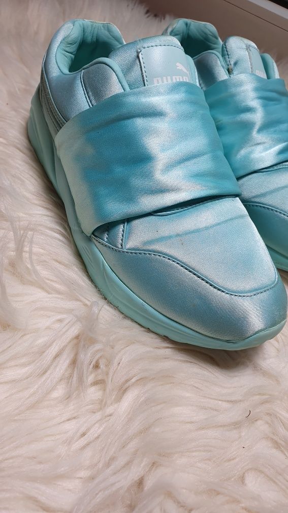 Sneakersy Damskie 37 wsuwane niebieskie