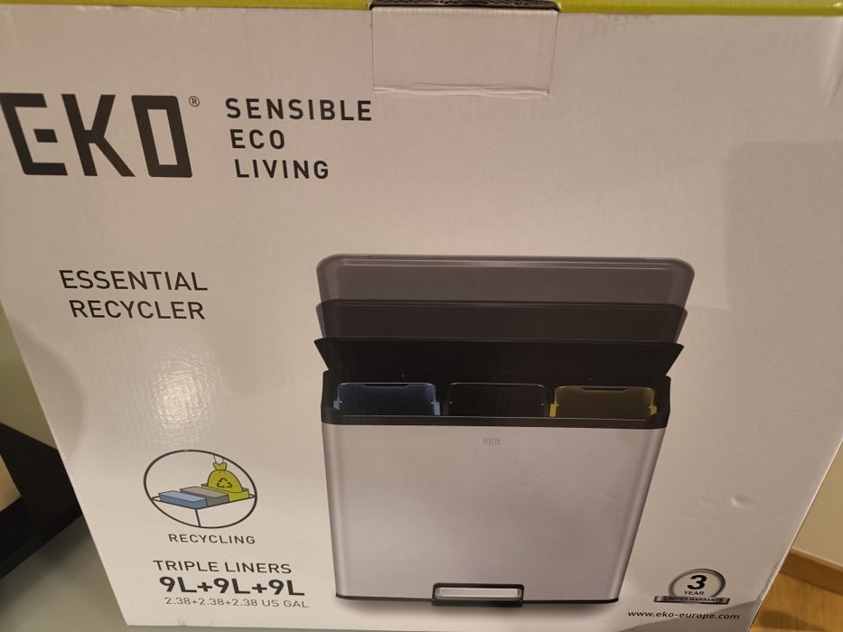 EKO Essencial Recycler 27 ltrs com Pedal Novo