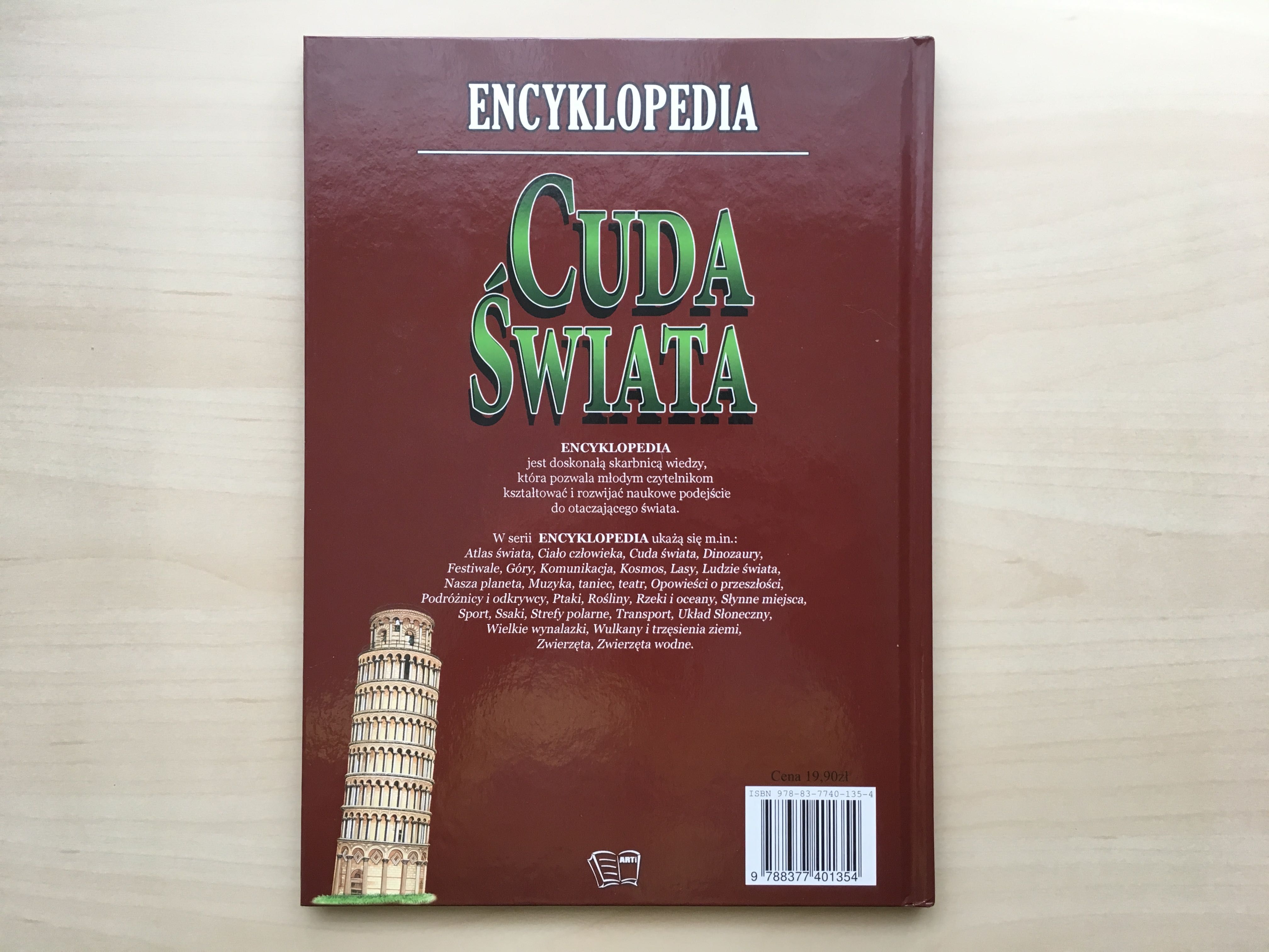 Encyklopedia Cuda Świata - książka dla dzieci wyd. Arti
