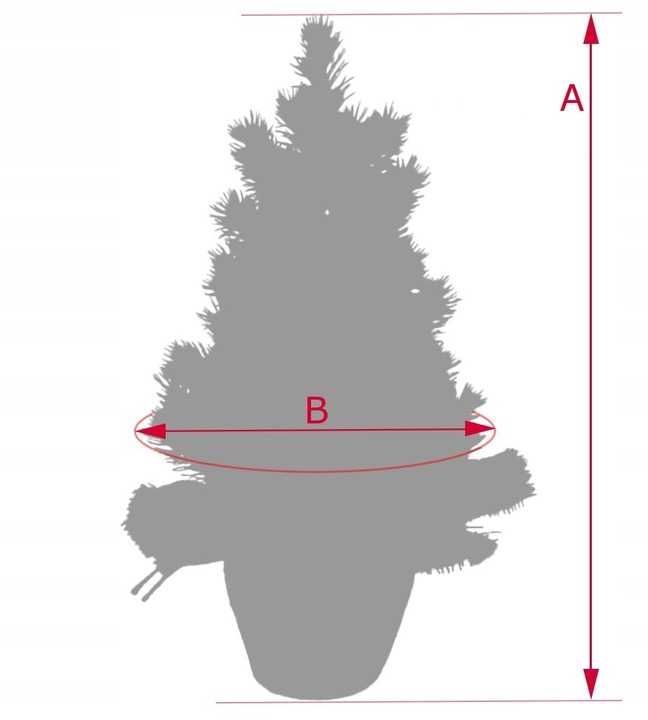 Choinka Sztuczna Mała Na Szafkę Gęsty Świerk Juta 70 Cm