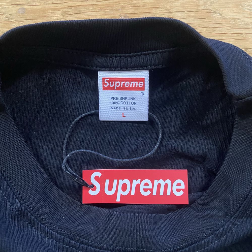 T-shirt Supreme x Corteiz "Rules The World" Czarna Rozmiar L