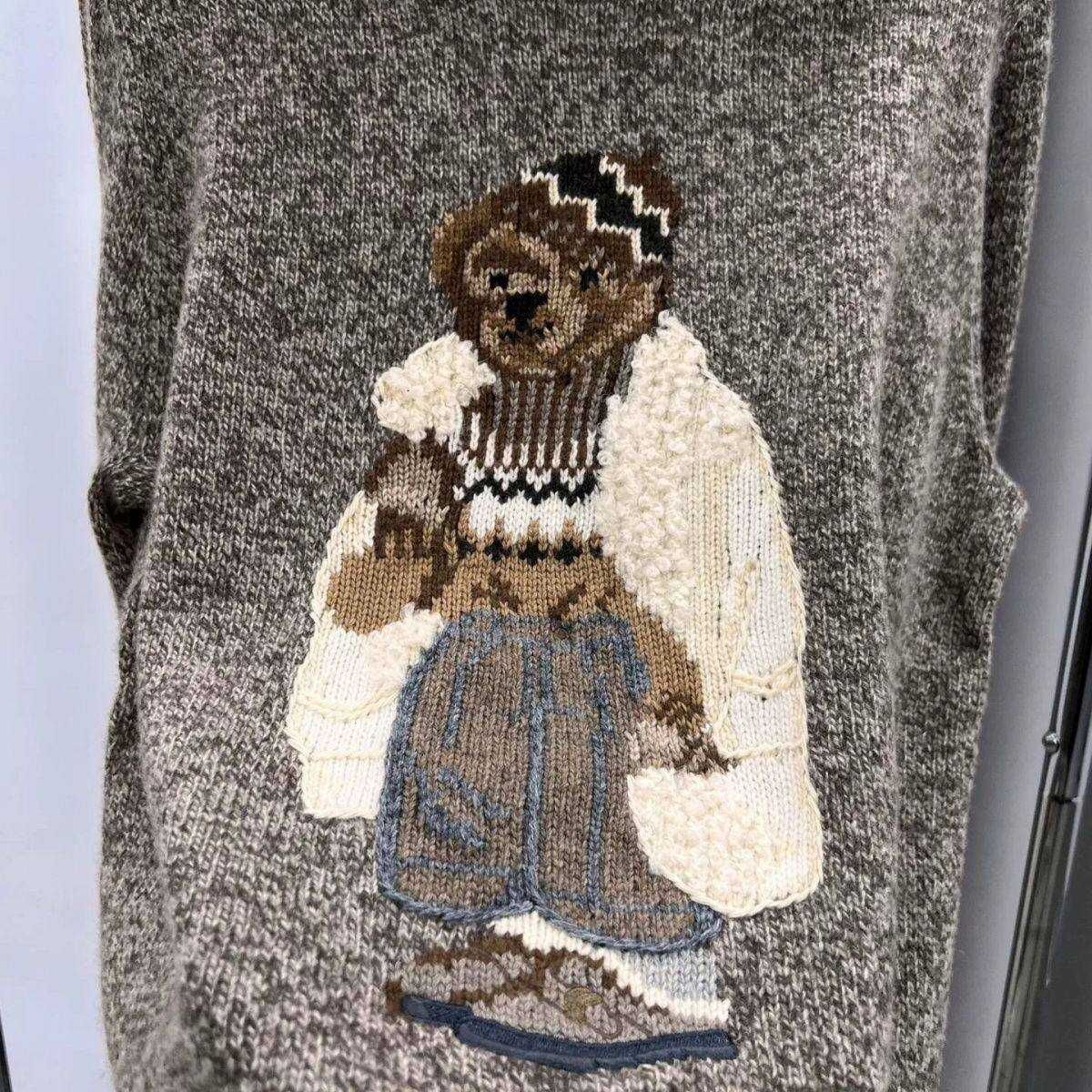 Sweter bluza Ralph Lauren z kapturem z Misiem! Dwa kolory XS S M L
