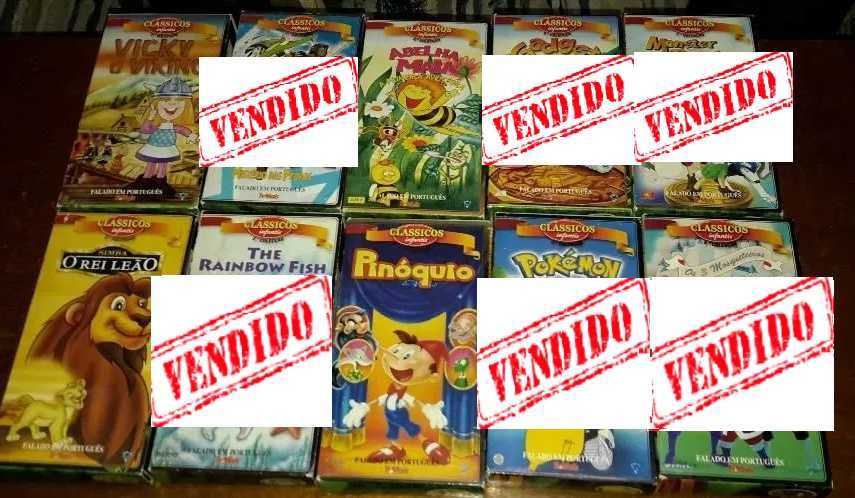 Lote por 5EUR - VHS Bonecos animados