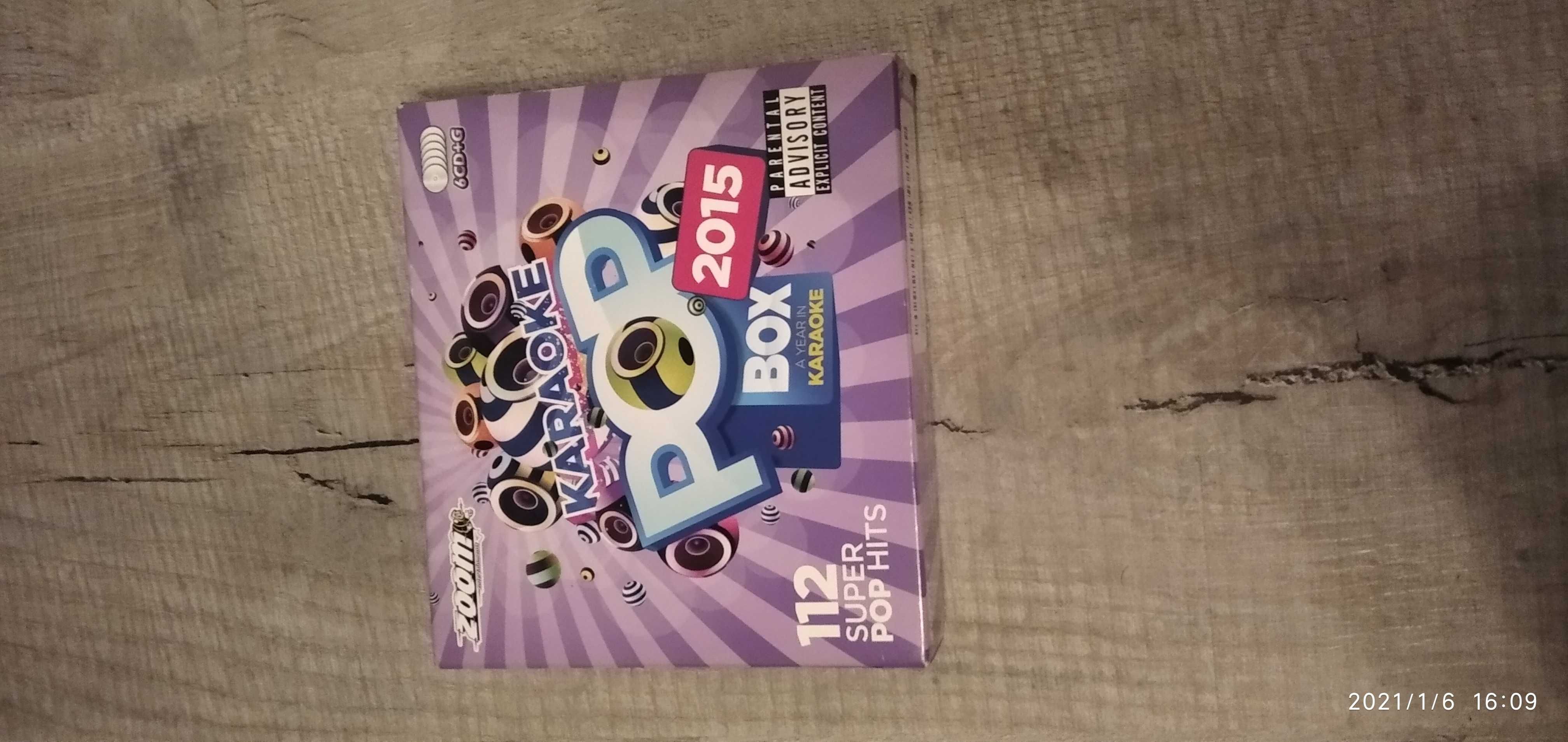 Składanka karaoke pop 6 płyt cd