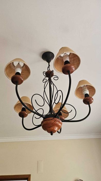 Candeeiros vintage de teto