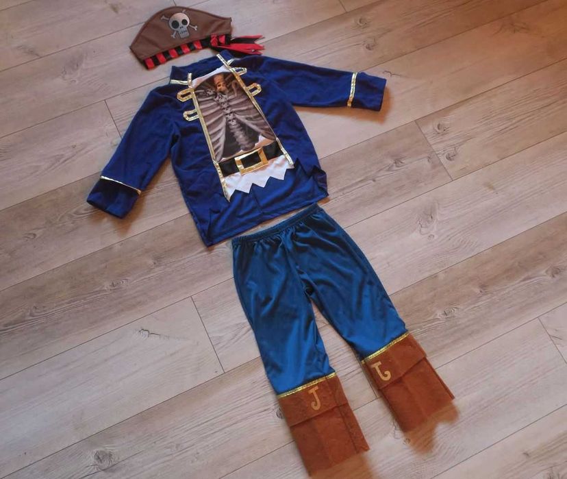 Strój karnawałowy pirat rozmiar 98-104, 3-4 l Morrisons