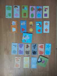 Pierwsze puzzle 2 książeczki kolory i kształty