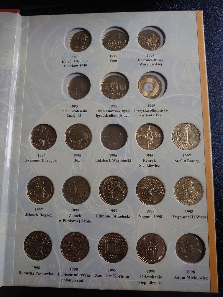 Komplet monet kolekcjonerskich 2zł od 1996r. do 2015r., 323 szt.