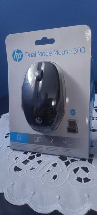 NOWA Mysz Bezprzewodowa HP Dual Mode Mouse 300 Bluetooth odbiornik USB