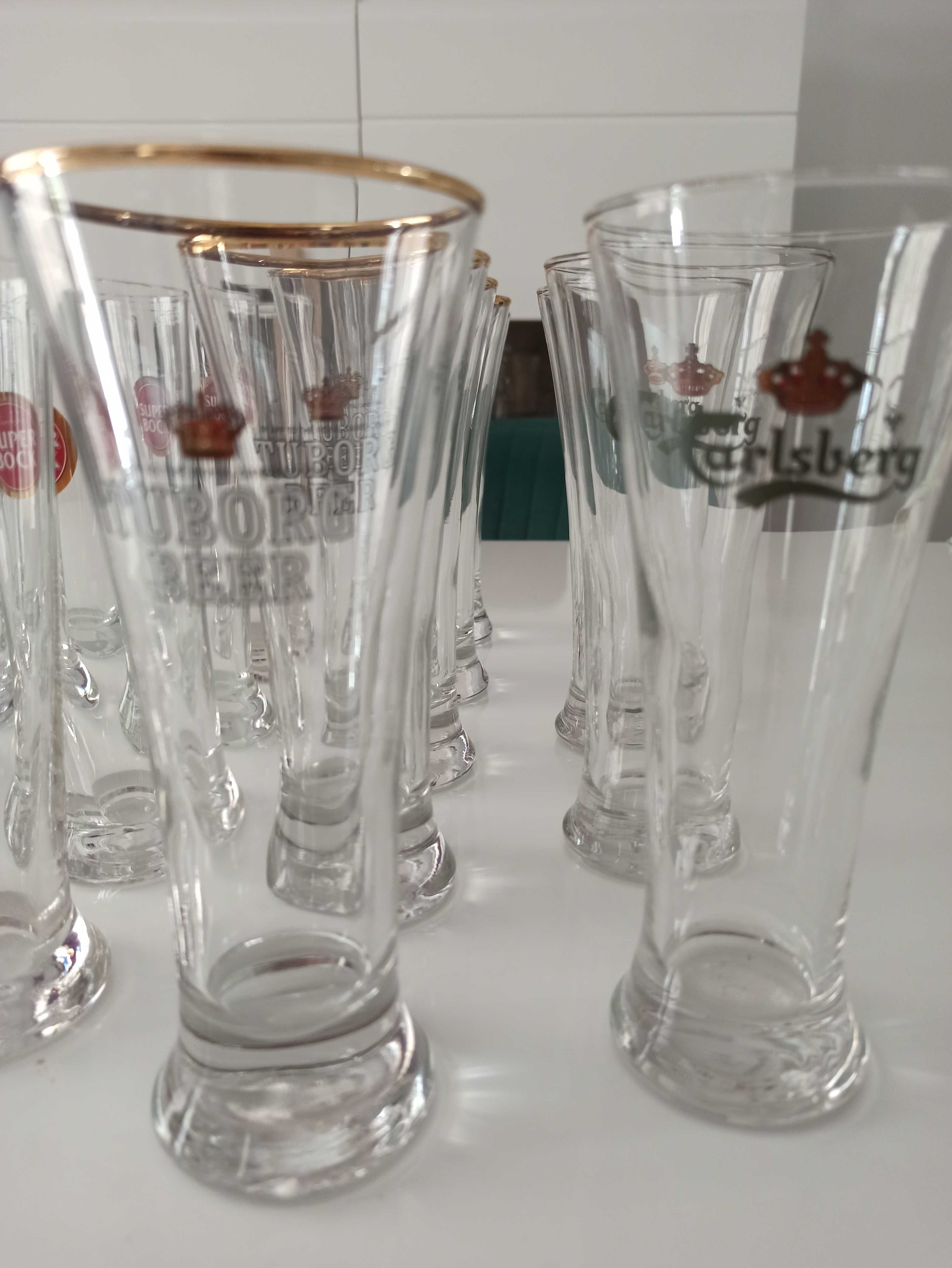 Copos imperial 20cl super Bock, Tuborg, Calsberg