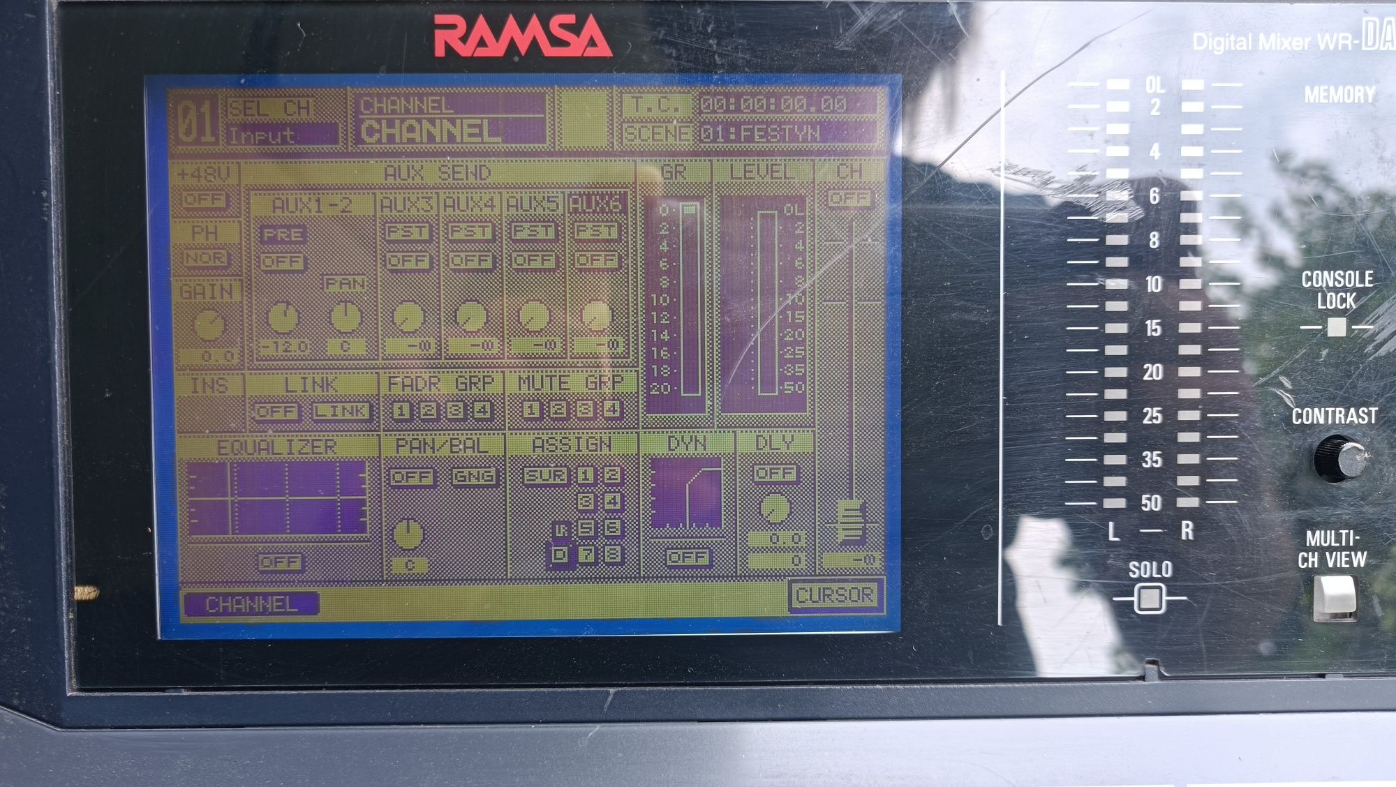Mikser Cyfrowy Panasonic Ramsa WR-DA7 32 kanały Karty ADAT + CASE
