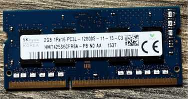 Pamięć RAM DDR3 Hynix 2GB 1Rx16 PC3L 12800S
