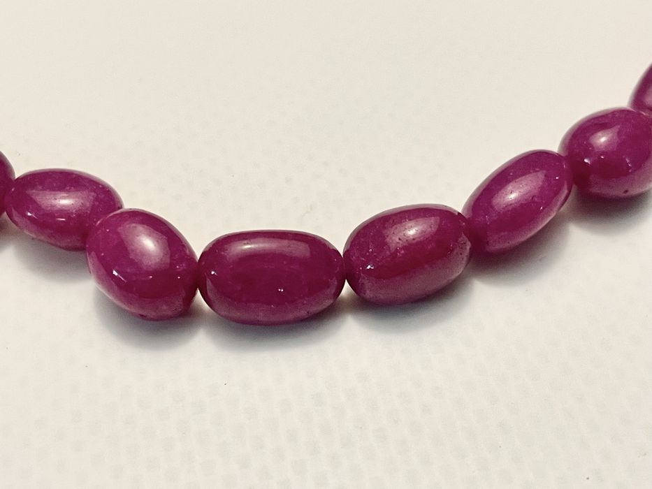 Намисто натуральний рубін