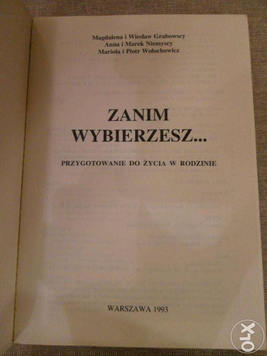 Magdalena i Wiesław Grabowscy "Zanim wybierzesz..."